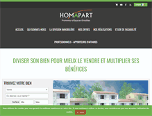Tablet Screenshot of homapart.fr